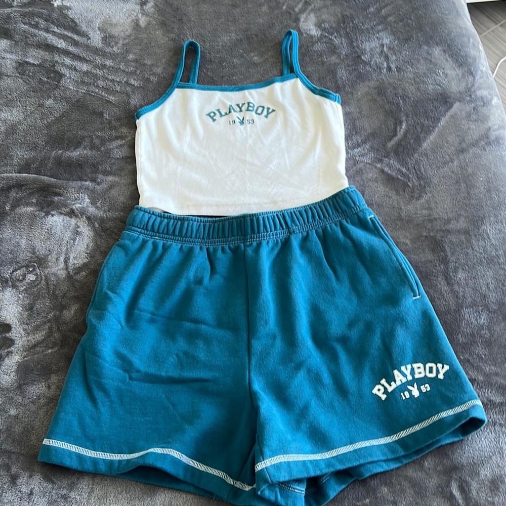 Sweat shorts and tank top SET
